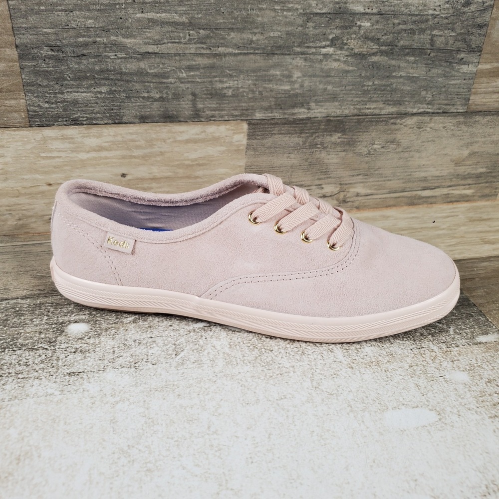 Keds Champion Luxe Mens Shoes Sz 6 W Athletic Fall Blush Suede Lace-Up Sneakers